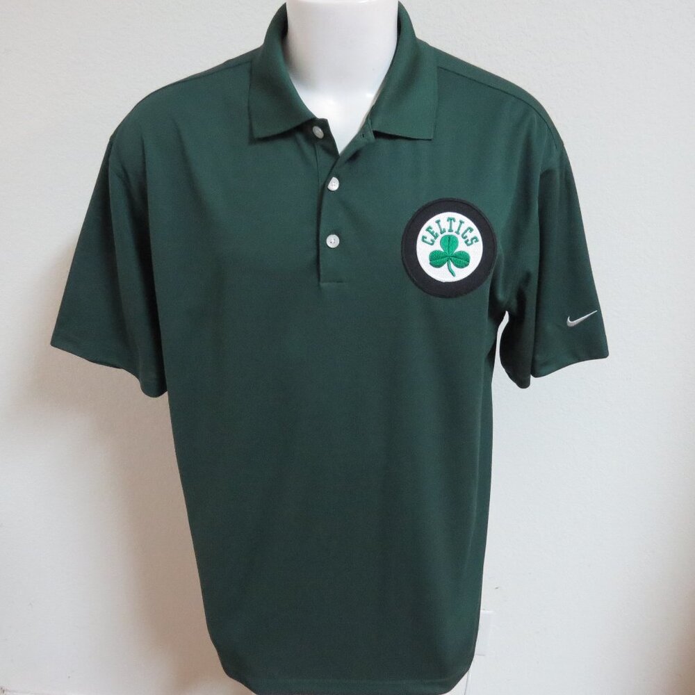 L-4XL CELTICS Nike Dri-Fit Men’s db #46L Polo Shirt